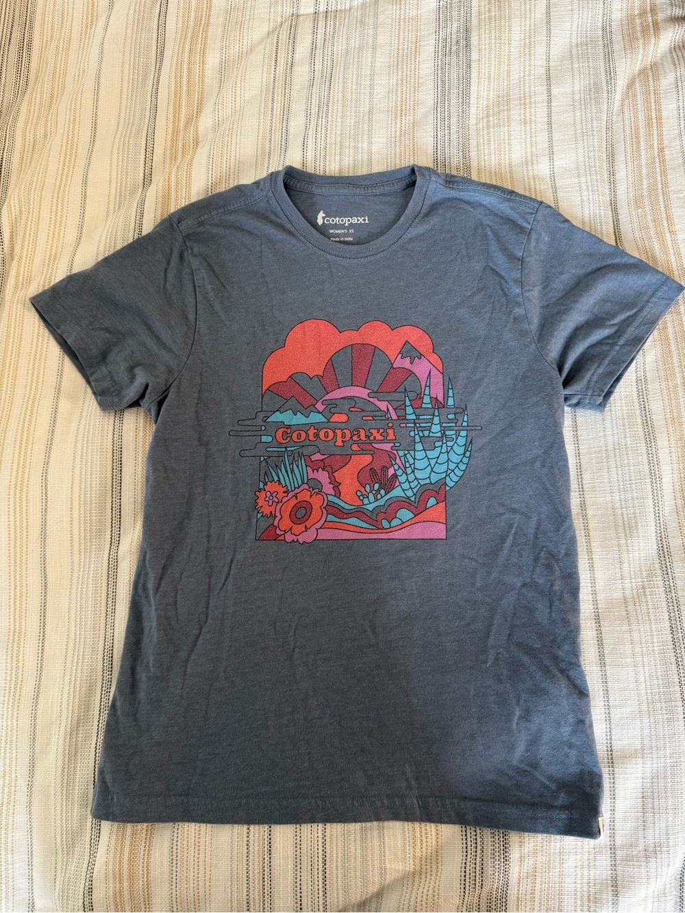 Cotopaxi Women’s Navy Graphic Tee - Sunset Landscape